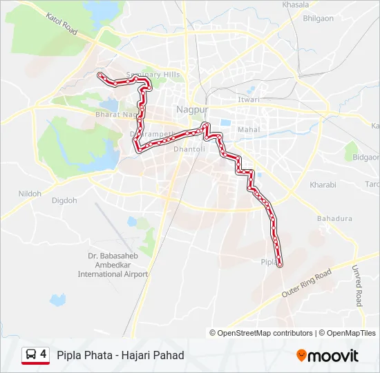 4 Bus Line Map