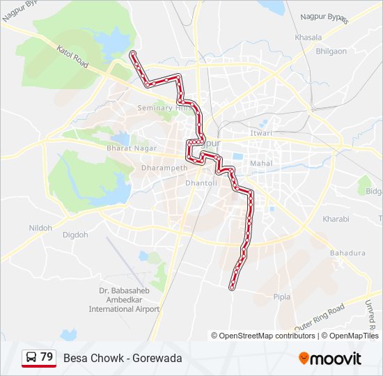 79 bus Line Map