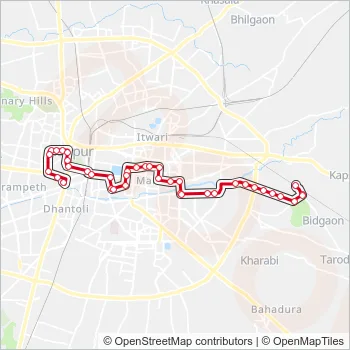 159 Bus Line Map