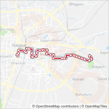 159 Bus Line Map