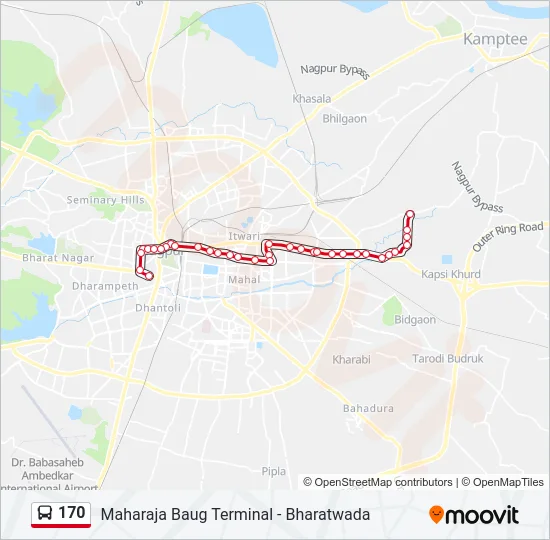 170 Bus Line Map