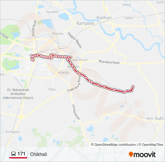 171 Bus Line Map
