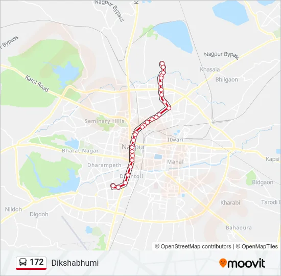 172 Bus Line Map
