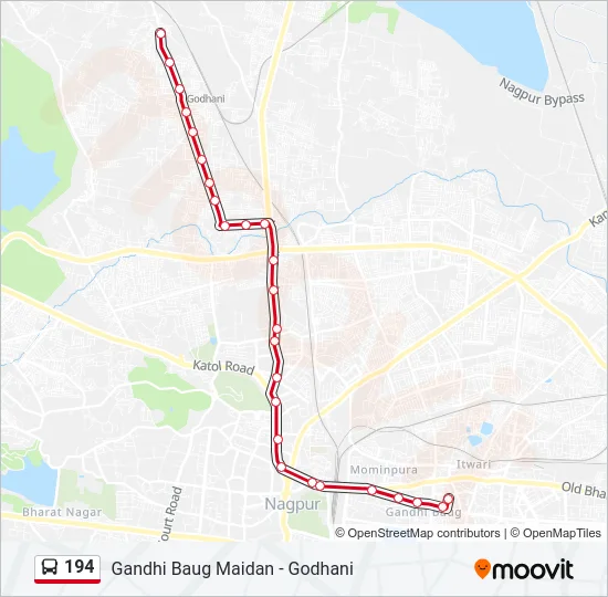 194 Bus Line Map