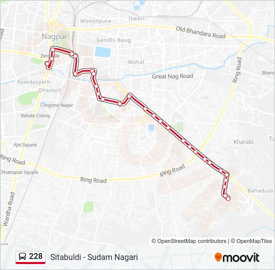 228 Bus Line Map