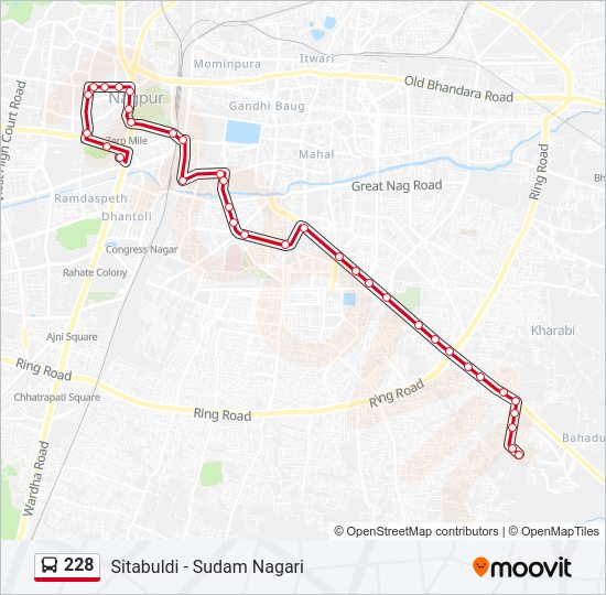 228 Bus Line Map