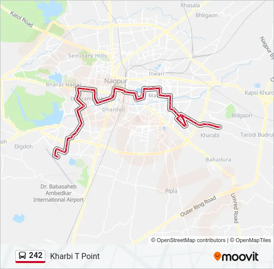 242 Bus Line Map