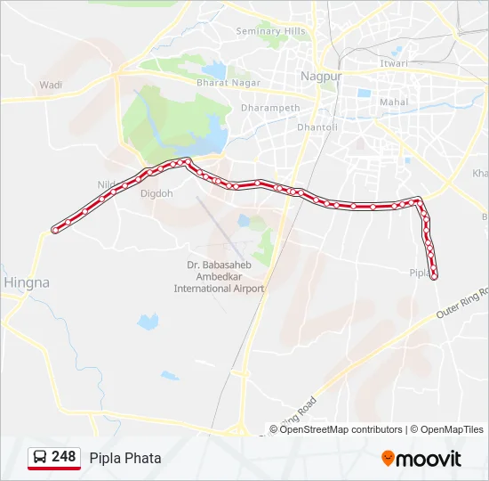 248 Bus Line Map