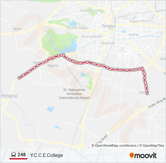 248 Bus Line Map