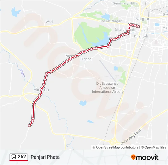 262 Bus Line Map