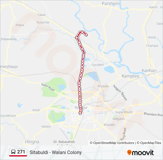 271 Bus Line Map