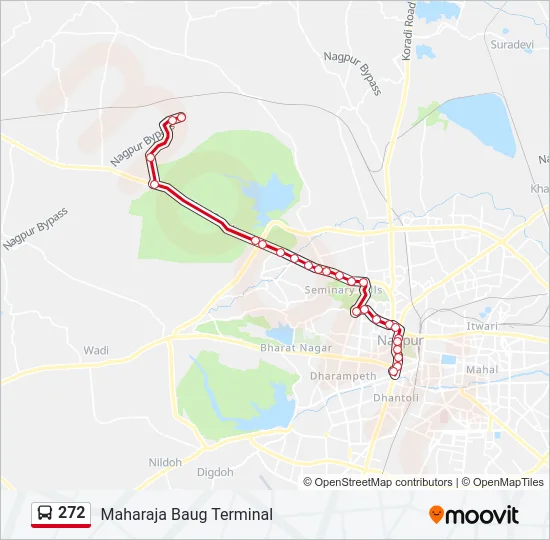 272 Bus Line Map