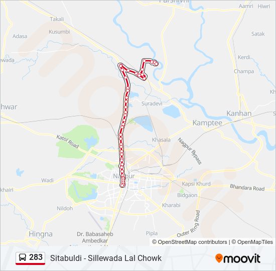 283 Route Schedules, Stops & Maps Sillewada Lal Chowk (Updated)