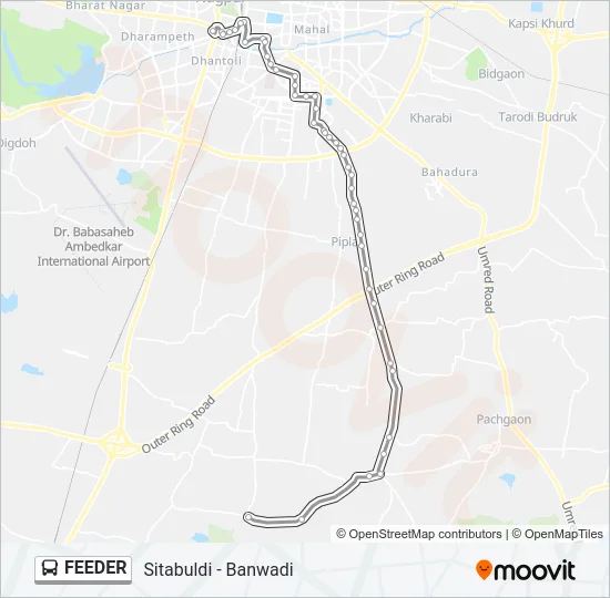 FEEDER Bus Line Map