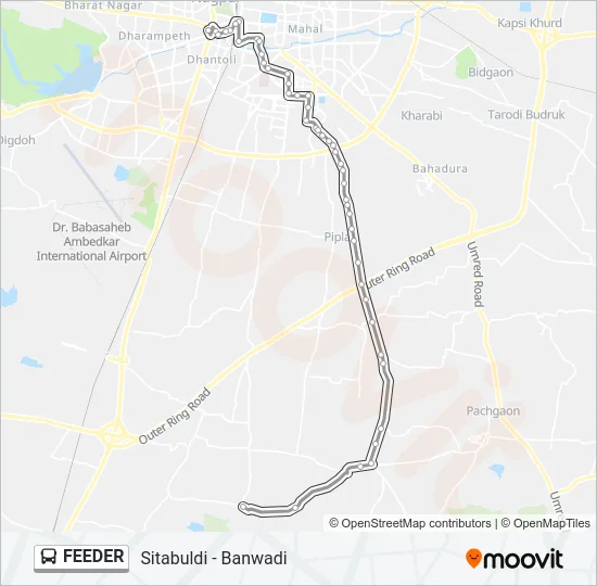 FEEDER Bus Line Map