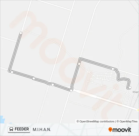 FEEDER Bus Line Map