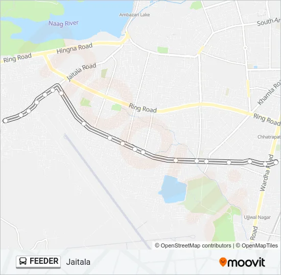 FEEDER Bus Line Map