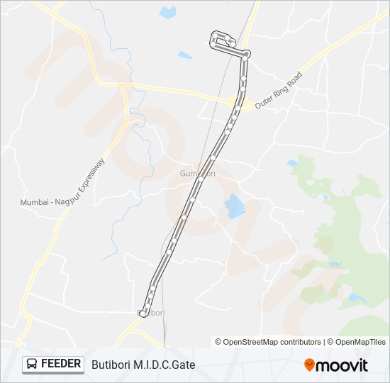 FEEDER bus Line Map