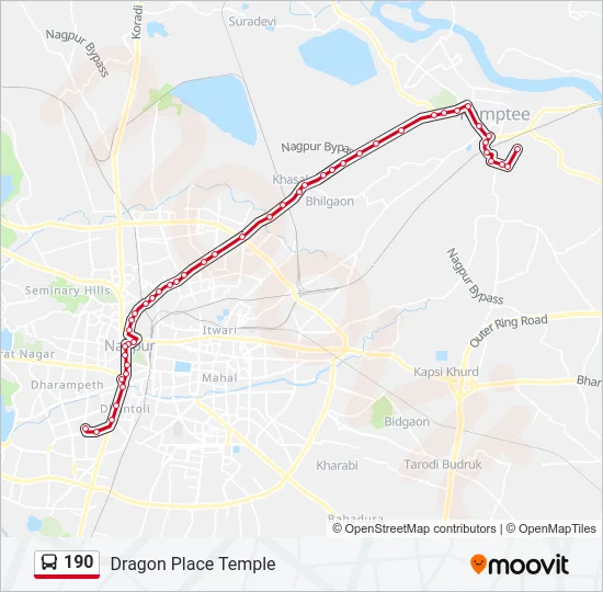 190 Bus Line Map
