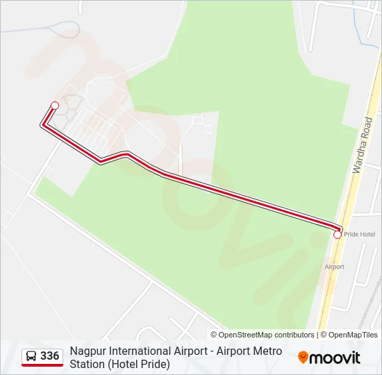 336 Bus Line Map