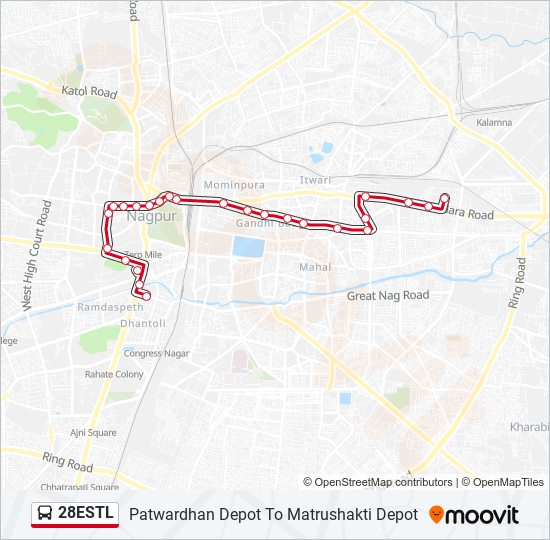 28estl Route: Schedules, Stops & Maps - Matrushakti Depot (Updated)