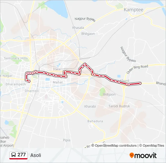 277 Bus Line Map