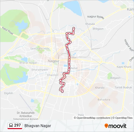 297 Bus Line Map