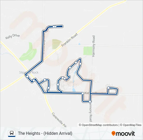 LATE NIGHT SHUTTLE Bus Line Map