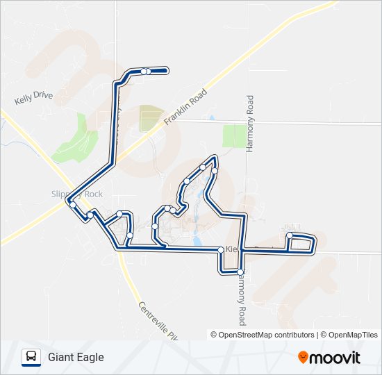 LATE NIGHT SHUTTLE Bus Line Map