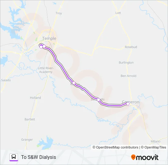 RC MILAM Bus Line Map