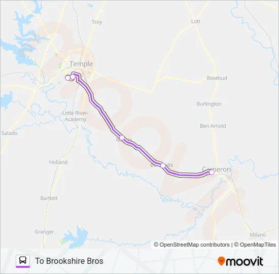 RC MILAM Bus Line Map