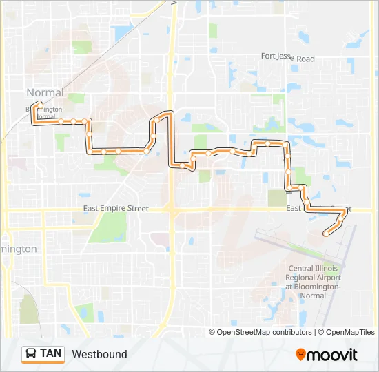 TAN Bus Line Map