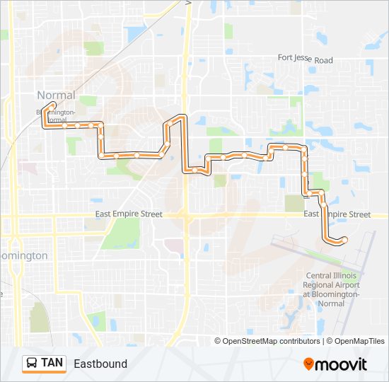 TAN Bus Line Map