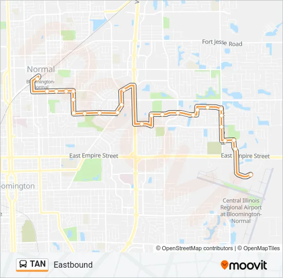 TAN Bus Line Map