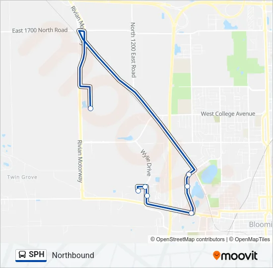 SPH Bus Line Map