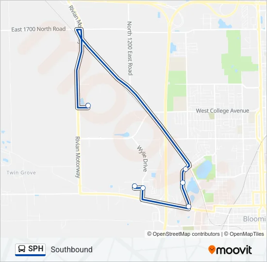 SPH Bus Line Map