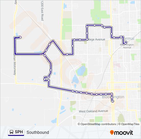 SPH Bus Line Map