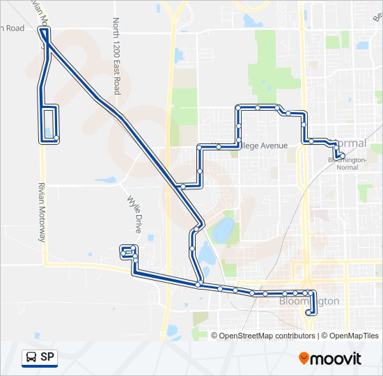 SP Bus Line Map
