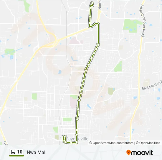 10 Bus Line Map
