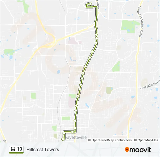 10 Bus Line Map