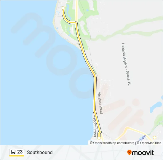 23 Bus Line Map