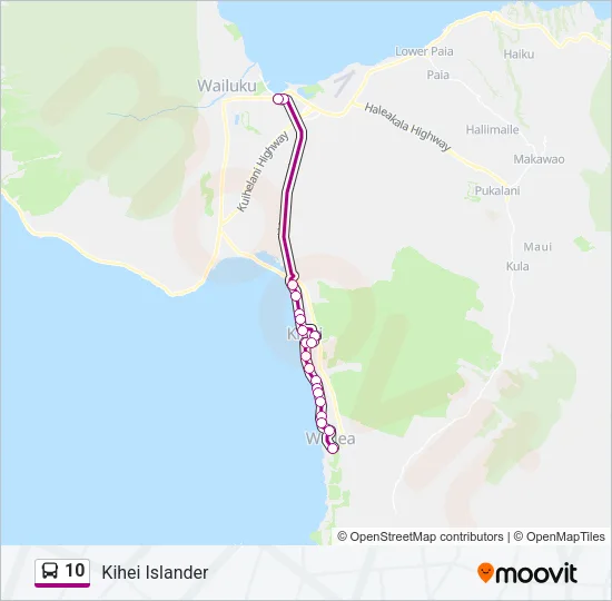 10 Bus Line Map