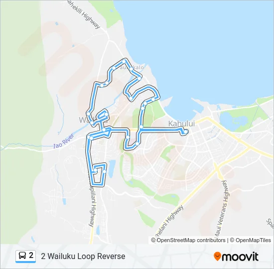 2 Bus Line Map