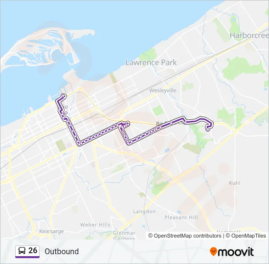26 Bus Line Map