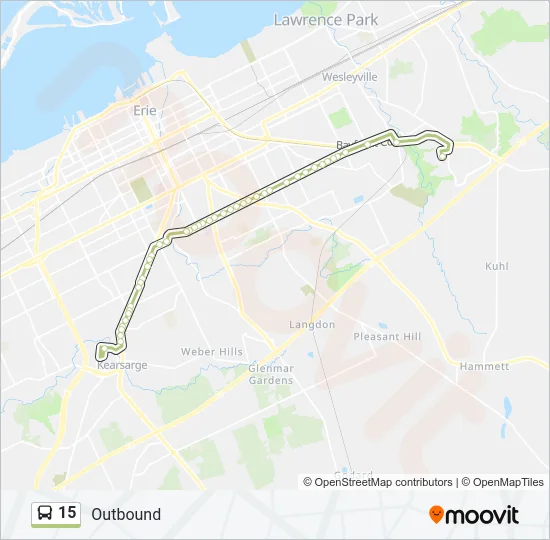 15 Bus Line Map