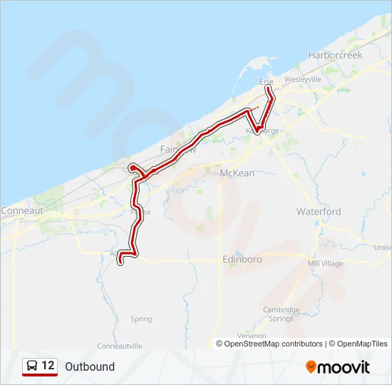 12 Bus Line Map