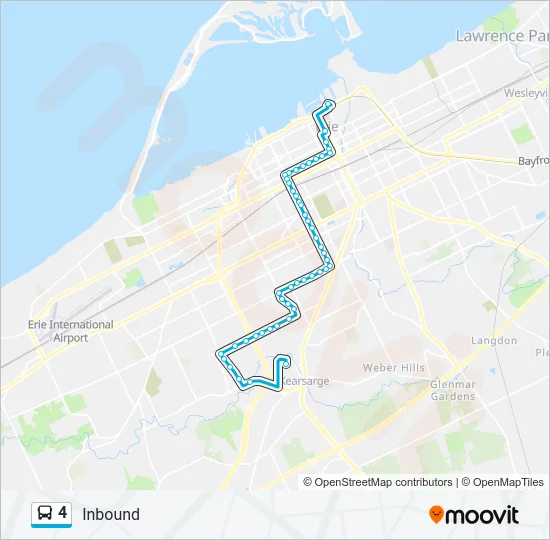4 Bus Line Map