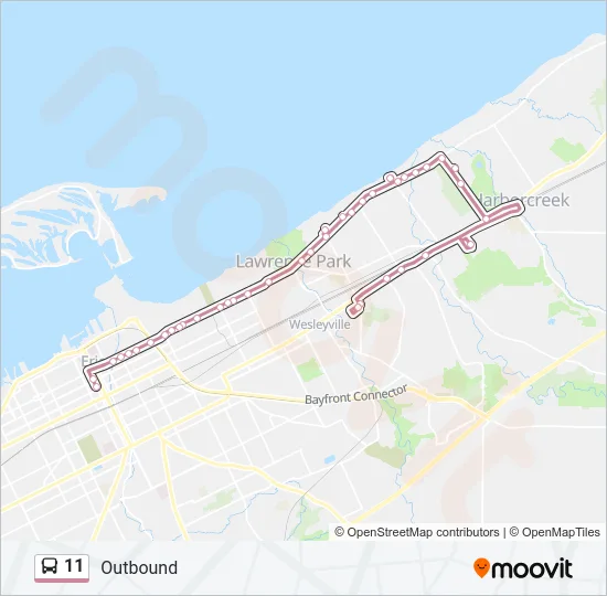 11 Bus Line Map