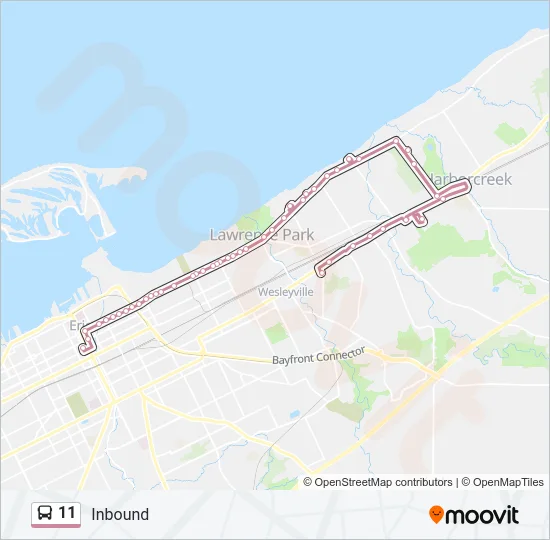 11 Bus Line Map