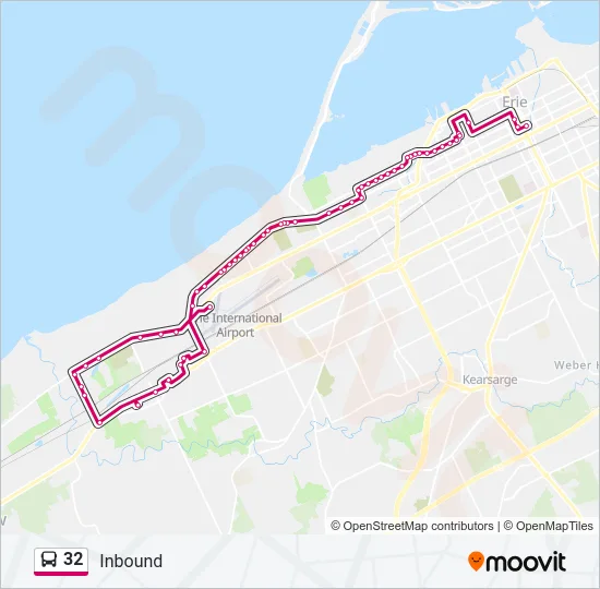 32 Bus Line Map